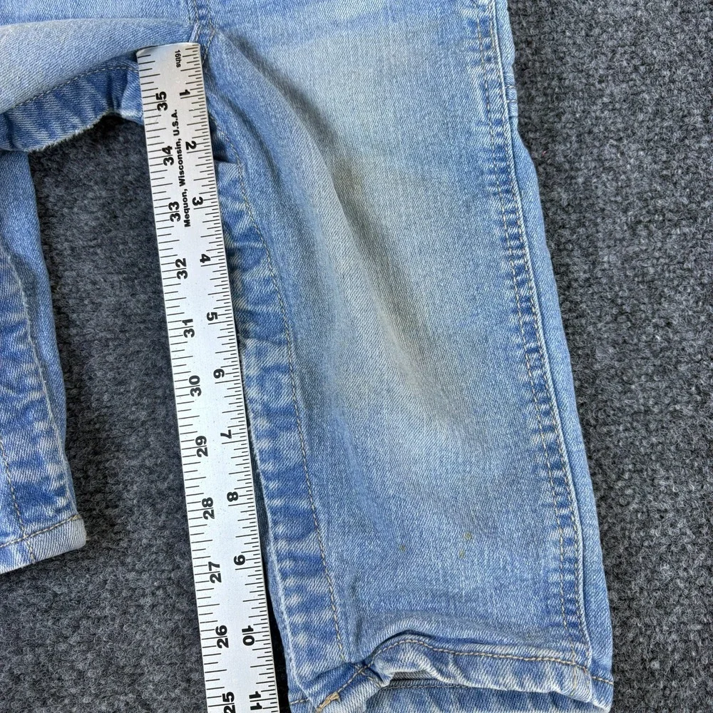 Oshkosh B'gosh Classic Denim One Piece Overalls Toddler 24M Blue Logo Cotton